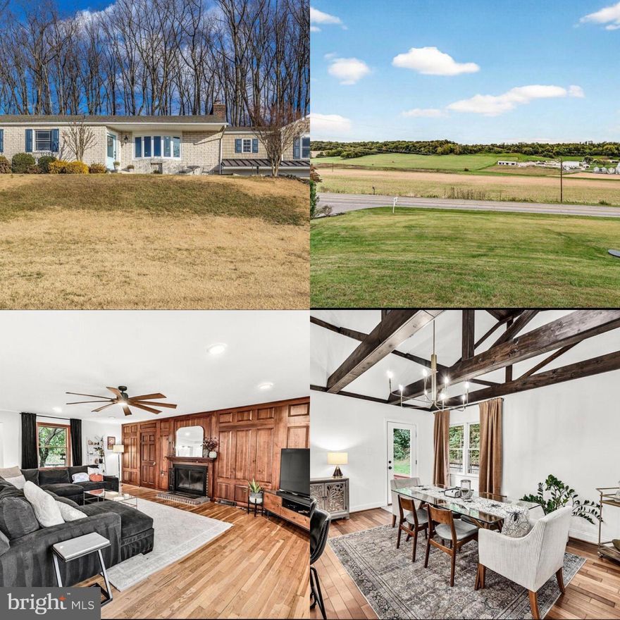 Welcome to your dream home — a beautifully maintained one level living retreat perfectly situated across from Monocacy Battlefield with elevated sunset views offering a blend of peace, privacy, and convenience.
This 4-bedroom, 3-full-bath home plus an additional den provides flexible living space ideal for families, remote work, or guests. Step inside to find vaulted ceilings, exquisite custom woodworking, and a wood-burning fireplace in the main living room — creating a warm, inviting ambiance that can heat the entire home.
The kitchen is a chef’s delight, featuring brand-new stainless steel appliances, granite countertops, and ample cabinetry. Enjoy meals in the adjoining dining area that opens to a spacious deck—perfect for entertaining—or relax on the additional patio overlooking your fenced-in yard with remarkable views.
The primary bedroom features wide-plank hardwood floors, while the rest of the home showcases stunning hardwood and craftsmanship throughout. Recent updates include a new hot water heater and new well pressure tank, offering peace of mind for years to come.
Outside, you’ll find an oversized 2-car garage, a circular driveway for easy access, and additional storage sheds—ideal for tools, hobbies, or outdoor gear. Fully fenced in flat backyard. 
Located in the highly sought-after Urbana district, this home offers easy access to parks, top-rated schools, and local shops such as Giant, the Urbana library, Starbucks, Panera, Urbana Lodge, Dairy Queen, gas stations, and more. You’re just minutes from major commuter routes (I-270 and Route 15) and shopping destinations such as Target, FSK Mall, Michaels, TJ Maxx, Staples, Aldi, and Panera.
Experience the best of both worlds—a serene countryside setting with the ultimate convenience of nearby amenities. This property truly combines comfort, craftsmanship, and location.
Floorplan and Video walkthrough uploaded.