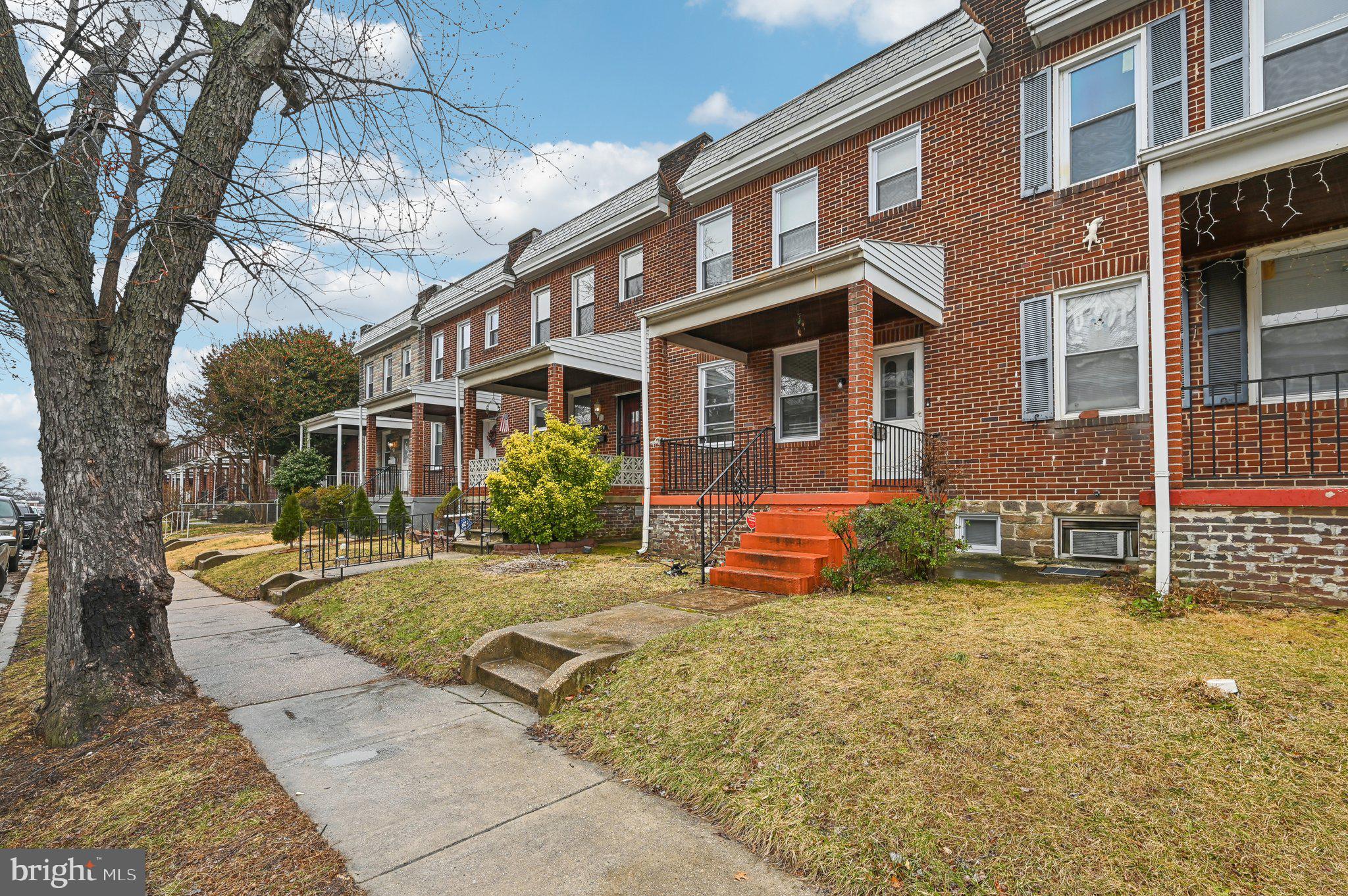 Welcome to 3617 Elmley Ave, a charming brick townhome nestled in Baltimore's desirable Belair-Edison neighborhood. This spacious residence offers 1,500 sq ft of living space, featuring four generously sized bedrooms and two recently renovated full bathrooms, providing modern comfort and style. Interior Highlights: Living and Dining: The main level boasts an open and airy living room, perfect for hosting family and friends. Adjacent to the living area is a formal dining room, ideal for gatherings and meals. Kitchen: A well-appointed eat-in kitchen awaits your culinary adventures, offering ample cabinet storage and space for casual dining. Bedrooms: Four large bedrooms provide comfort and privacy, with abundant natural light enhancing the welcoming atmosphere. Bathrooms: Both full bathrooms have been recently renovated, showcasing modern fixtures and finishes for a fresh, contemporary feel. Additional Features: Basement: The partially finished basement offers additional living space and includes a full bath. Please note, the basement requires attention due to water intrusion from the cellar doors, presenting an opportunity for customization and added value. Outdoor Space: Enjoy a nice-sized backyard, perfect for outdoor activities, gardening, or relaxation. Built in 1943, this well-maintained home combines classic charm with modern updates. Its convenient location provides easy access to local amenities, schools, and transportation options. Don't miss the opportunity to make 3617 Elmley Ave your new home. Schedule a viewing today to experience all the features this property has to offer.