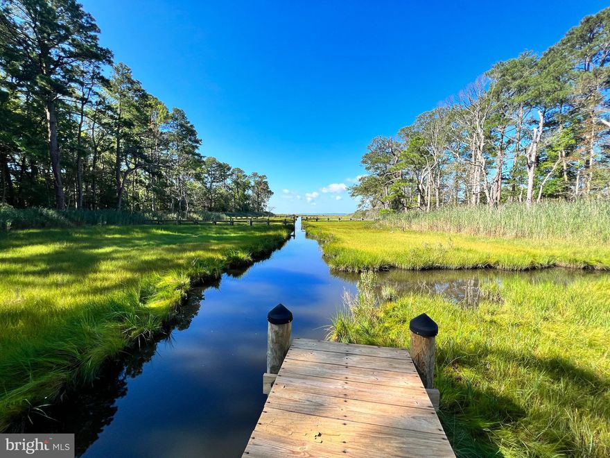 Motivated Sellers   Perk test has been completed and county has it on file. This is a rare opportunity to own a gorgeous, 4.43 acre estate lot in the beautiful South Point community of Indian Creek. If you are looking for tranquil surroundings with peace and quiet from the daily hustle and bustle of life, this is the ideal location to build the luxury, custom coastal home of your dreams.  Indian Creek is a private enclave of 32 lots and custom homes just minutes from Assateague Island and Ocean City Golf & Yacht Club; 8 miles from Ocean City, and a little over a mile to the public boat ramp.  This property is 90% clear of trees.  The property is flat with a shared pond and creek access via large, 100' dock to enjoy paddle boarding, kayaking and canoeing.