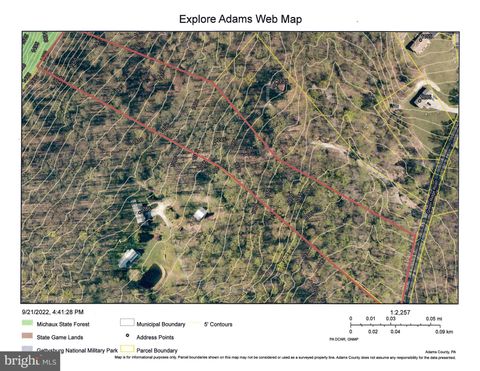 Vacant Land For Sale - 1245 Green Ridge Road<br/> ORRTANNA, PA 17353