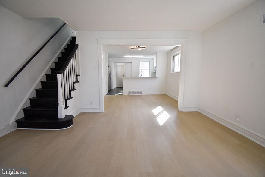 Welcome to 247 Heather Rd, a charming home that blends modern updates with comfortable, everyday living in a bright and inviting layout. Upon entry, you’re greeted by a spacious mudroom to store coats and shoes, especially during these cold and snowy winter days. Glass paneled French doors lead you to the open main level with an easy flow between the living and dining areas, creating a space that feels both welcoming and practical for daily life or casual entertaining. The fully updated kitchen features a modern two-tone cabinet design, quartz-style countertops, stainless steel appliances including a gas range, built-in microwave, dishwasher, and side-by-side refrigerator. A breakfast bar adds extra prep space and a casual spot to gather while keeping the kitchen connected to the heart of the home. Upstairs, you’ll find three sun-filled bedrooms with neutral finishes and a full bathroom with a tiled shower. The fully finished basement houses the laundry area and provides additional functional living space with comfortable ceiling height, making it well-suited for a home office, workout area, or secondary living space. Outside, a detached garage and private driveway add valuable off-street parking and extra storage. Conveniently located within walking distance of the 69th Street Transportation Center offering easy access to Center City, and major routes, this home brings a welcoming opportunity for buyers seeking comfort, value, and modern features in an established neighborhood.