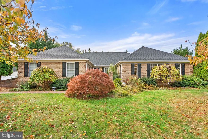 Welcome to 212 Fairfield Drive, a sprawling, all-brick rancher offering an incredible amount of space and comfort in a highly sought-after Winchester location. This home is a commuter's dream, providing easy access to I-81 and other major commuter routes all while offering a peaceful, private retreat. The main level is designed for both entertaining and daily living, featuring a formal dining room and a formal living room perfect for hosting. The heart of the home is a huge family room that boasts a cozy gas fireplace, dramatic vaulted ceilings, and skylights that fill the space with natural light. The eat-in kitchen is a chef's delight, offering an abundance of cabinets and counter space, a convenient built-in desk, and direct access to the rear deck. Also on the main level is a bright sunroom enclosed by a captivating wall of windows for year-round relaxation. The private areas include a generously sized primary bedroom featuring tray ceilings, walk-in closet and ensuite primary bath, plus two other spacious bedrooms conveniently connected by a large Jack-and-Jill bathroom. The finished basement dramatically expands your living space, featuring a fantastic recreation room, 2 bedrooms and a full bath, multiple bonus spaces perfect for a home gym or office, a dedicated storage room, and walkout access to the covered patio. Outside, you can enjoy the expansive rear deck, overlooking a beautifully private yard with mature trees and lush landscaping, along with a separate storage shed. Practical features include a two-car attached garage and a prime east-side location that is just minutes from Shenandoah University and Winchester Medical Center, and is close to the Apple Blossom Mall and countless shops and restaurants. Updates include, updated HVAC, a brand-new roof, new sliding glass doors and more. Don't miss the chance to own this fantastic property that truly has it all—size, location, and luxury!