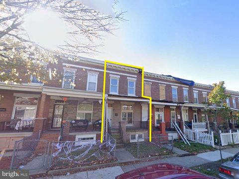 Townhouse For Sale - 1747 Montpelier Street<br/> Baltimore City County, BALTIMORE, MD 21218
