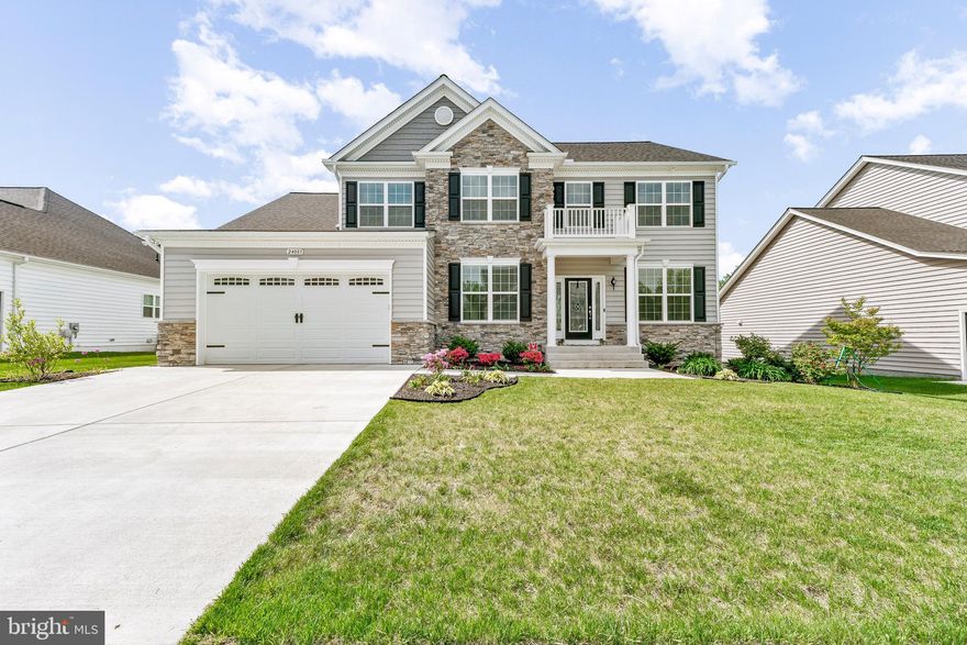 This home is 2 years young, featuring an open floor plan, dedicated office, LVL flooring through the main level and the upstairs hall and owners suite.  The back yard has a custom paver patio and a fully fenced.  The home features a gourmet kitchen, wall oven, large island and tile backsplash with a pot filler.  Home sits at the end of the street and encounters little through traffic.  Architectural shingle roof and all the great things QBH builder is know for delivering in home construction Basement is a blank canvas for the new owners use featuring over 1300 Sq feet of potential.