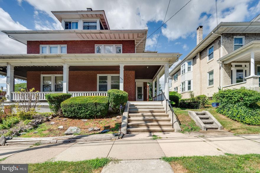 Wyomissing Schools- This spacious home offers 3 large bedrooms with the possibility of adding a 4th bedroom in the huge attic. Home is in great condition-turn key ready. Possible off street private parking from rear alley. Brand new gas furnace. Hardwood and laminate flooring throughout. Vinyl replacement windows throughout. Basement is partially finished with a wet bar. Located in the heart of West Reading and offers walking distance to the local hospital, bus service, restaurants, shops, museum, planetarium, public pool, businesses, borough hall and much more. Immediate possession is available.