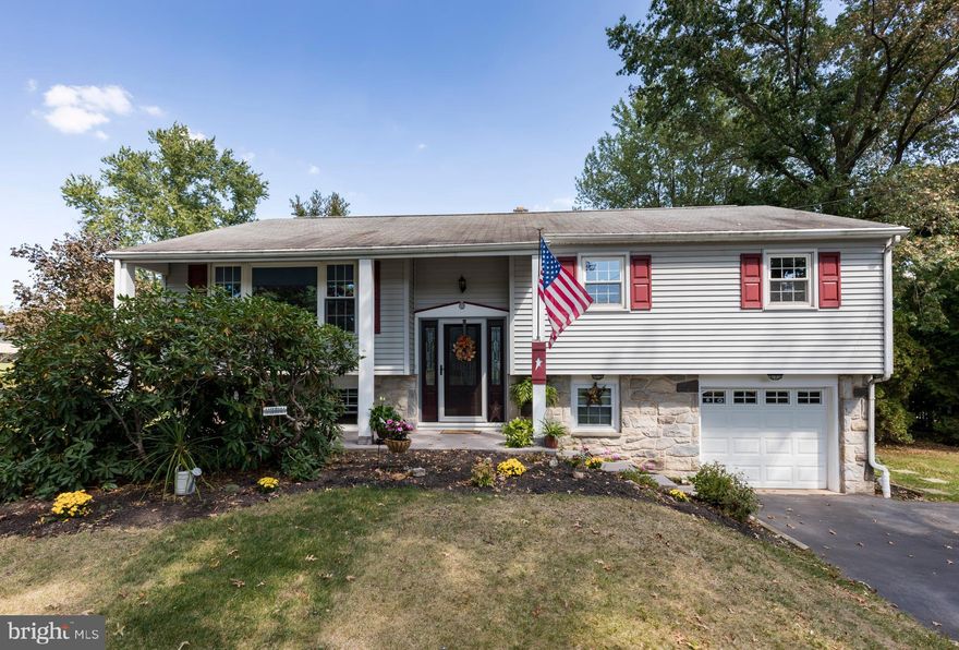 Welcome to 2249 Welsh Drive! This expanded and updated 4 bedroom colonial is in spectacular move in condition and sure to impress. The home is situated on a large flat lot with picturesque views. Enter the home from the foyer to the pristine gleaming hardwood floors that flow into the spacious and open living room with large picture window overlooking  the front lawn.  The eat- in kitchen features abundant cabinetry, custom quartz counters and comfortable cork flooring.  The cozy dining room is just off the kitchen and has easy access to the rear deck from the sliding door.  Just down the hall is a full hall bath and three well sized bedrooms, all with hardwood floors and ceiling fans. The home was extended in 2000 to accommodate a large Master Suite with private bath as well as a large recreation room on the lower level. The master bedroom features a full master bath, walk in closet, additional access to the rear deck and plenty of natural light. The lower level family room is perfect for relaxation or a big party. There is a custom bar with seating, a propane gas stove/heater and sliding doors to the rear yard along with plenty of room for the big screen and the comfy couches. There is a nice sized laundry room with cabinetry and a tub sink and egress to the attached garage. The garage has a new door and also has a large workroom with plenty of storage. The 2 story extension of the home allowed for an awesome large recreation room with recessed lighting , sliders to the manicured yard and an additional half bath, perfect for game night, hobbies, playroom or office.  The large deck overlooks the rear and has a patio underneath. This home is a fantastic find for the lucky next owner. Minutes to Route 422 and the Sanatoga exit.