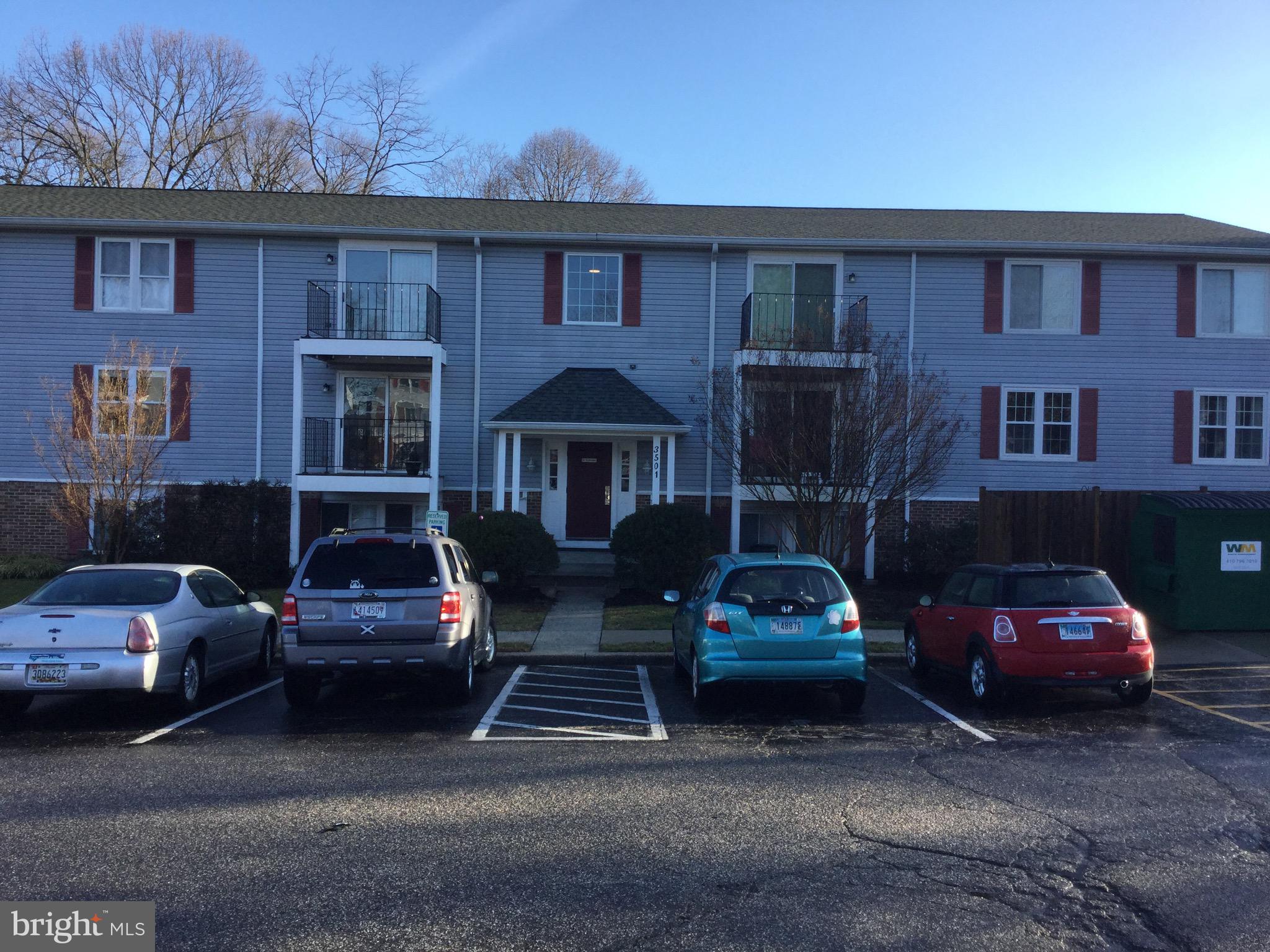 Second floor unit new on market! This unit has been well maintained and improved. Recent upgrades include the appliances, kitchen cabinets and kitchen flooring. Living room and dining areas features upgraded laminate flooring and slider to deck. Two spacious bedroom both have upgraded carpeted flooring. The master bedroom has the dressing area and walk in closet. The hallway bedroom has a full wall closet. Both bedrooms have replaced windows. Updated bathroom with new vanity and tile. Unit has been freshly painted and also newer HVAC system! Community buildings have many recent upgrades and maintenance improvements to include 40+ Year architectural shingles, upgraded electric & plumbing, the dryer vents throughout community are cleaned every three years for safety reasons, all decks have just had engineered safety improvements and many more community improvements are scheduled. This apartment is located in CGC1 which is fully FHA approved. CGC1 also has its own on site property engineer that oversees the daily maintenance and improvement contractors. This is a nice unit in a nice community! Come see! Pictures to follow.
