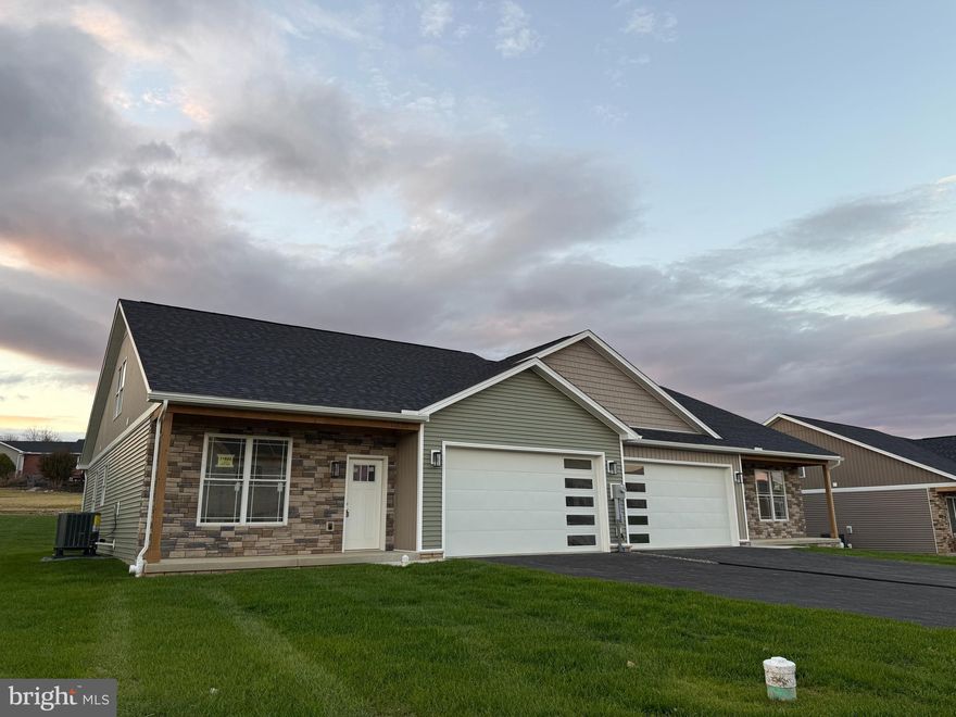 Looking for ONE LEVEL LIVING with Large Bedroom with Full Bath on Second floor for company with MOUNTAIN VIEWS!
This Brand new home offers 3 Bedrooms and 3 Full Baths  You will not be disappointed in the upgrades which include a waterfall granite kitchen island, walk in closets, stainless steel appliances, Separate Laundry Room, Pantry, Large Storage Closet in Garage,2 car garage with opener, covered front porch and more. *Kitchen Cabinet Color is different per home.
Only 40 MINTUES to FREDERICK,  this home features mountain views and convenience to shopping yet rural enough to offer tranquility. Taxes are Estimated.
It is available now and can be toured anytime. 
Call to schedule your tour and gather more details.
