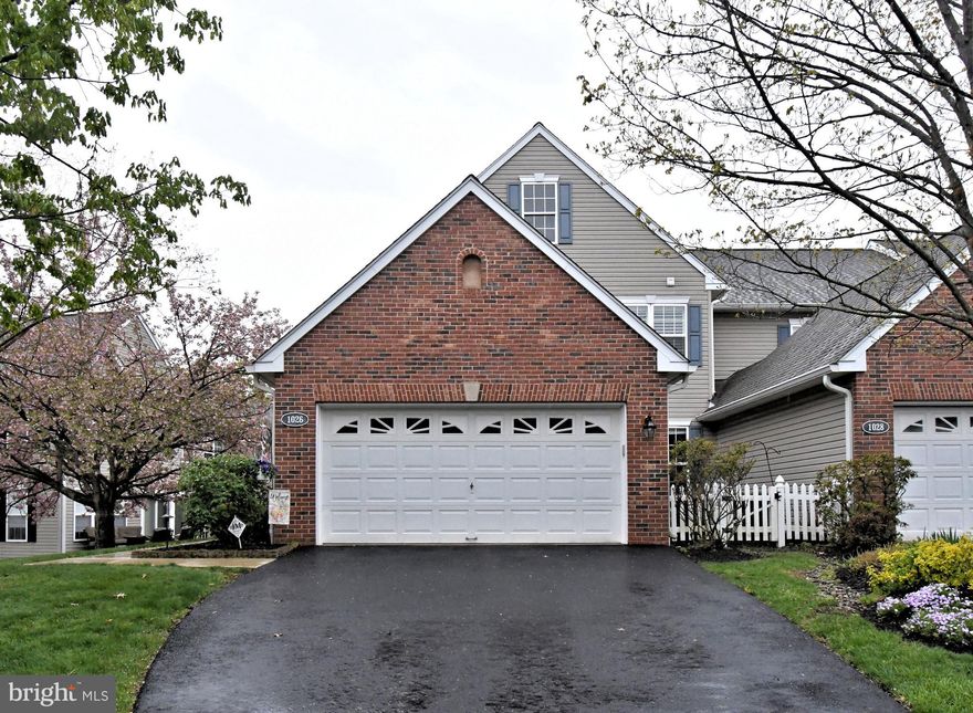 Absolutely stunning End unit in Fantastic Talamore!  This exceptional end-unit townhome offers the perfect blend of sophistication and everyday ease, bathed in natural light from three sides and designed to impress
at every turn.   Step inside to discover the rich finishes, and thoughtfully designed living spaces ideal for both entertaining and quiet moments at home.  The gourmet kitchen serves as the centerpiece, featuring premium cabinetry, sleek countertops, and a generous island that invites gathering and conversation.
Upstairs, the primary suite is a true retreat offering a serene escape with a luxurious en-suite bath and
ample closet space.  Additional bedrooms are well appointed and versatile, perfect for guests, a home
office, or growing needs.  Every detail has been carefully considered to create a home that feels both
stylish and functional.  Other notable upgrades include: plantation shutters in all three bedrooms;  crown moldings; Double sliders replaced with Anderson Sliders;  Glass door to basement;  Water Softener;  Trex extended deck;  Outdoor landscaping and lighting; front sidewalk replaced between driveway and front door; Garage floor redone with garage tech floors; garage tech wall for storage, Gas grill line installed for ease in barbecuing.
Other stellar features include a remodeled kitchen, baths and all  hardwood is Canadian Maple Hardwood.
The elegant stairs and bannisters are unique and certainly an impressive upgrade not seen very often.
A gas fireplace insert redone and surround updated with stack stone, new hearth and new mantle.
Beautiful built-in cabinet next to fireplace.  Association includes: six rounds of golf, tennis, swimming, fitness, roof, mulching of the flower beds in Spring, downspouts, gutters, snow and trash.
 Minutes from Trader Joes, Whole Foods, Fresh Market, Giant, Costco, close to Ambler Borough, 
Restaurants, shopping and all major arteries!  Talamore has its own Restaurant for your dining experience!
This is more than just a home - it's a lifestyle opportunity in one of the area's prestigious and desirable
communities.  Experience the beauty, convenience, and charm of this stunning end unit!