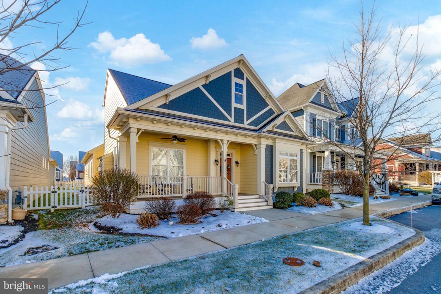 Welcome to Home Towne Square!  This beautiful Active Adult (55+) Community is conveniently located near downtown Ephrata, Historic Lititz, Cornwall and within an easy commute to Routes 222, 501 and the PA Turnpike.  The development features a Clubhouse with activities and events scheduled throughout the calendar year.  There is an outdoor swimming pool, a pub area for mingling with friends & neighbors, a Billiards room, Library/Lounge area, Exercise room and a Ballroom for larger gatherings.  There is also a paved walking path throughout the community.  308 Liberty is a stunning Arts & Crafts style home.  Upon arriving you will be greeted by a welcoming covered front porch, perfect for morning coffee and conversation.  Entering the front door, the open concept living space greets you with a spacious living room highlighted by a lovely mountain stone gas fireplace.  There are abundant windows throughout allowing all the natural light desired.   On the right, through the French doors there is a large private room, currently bedroom 3 that also could be used for an office, craft room or music room. Next to the kitchen there is a formal dining room with a trey ceiling and transom windows.  The chef will appreciate the abundant prep space and pantry storage.  The breakfast area offers table space for casual entertaining.  The stamped concrete patio offers another place to gather and features a retractable awning for shade.  The large Primary Suite is a sanctuary with lovely trey ceilings, over sized walk-in closet, a private bath with double sinks and a new custom tile shower.  The 2nd bedroom is also generously sized with a full bath across the hall.  There is also a full size laundry room complete with oversized washer & dryer included.  The 2 car attached garage affords storage for vehicles and other personal items.  There is a walk-up attic for additional storage and this area houses the gas furnace.  Overall, this is a special home and place to live.  Home Towne Square has it all...Schedule your private tour today!