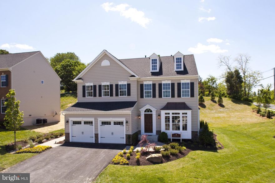 Stunning Rome built to buyers' specs in Bolton Hill in Westminster. Home incl: 4BR + Loft/2.5BA, Gour Kitch w/S/S appl & Dbl ov/cktp, HUGE Is, Morn Rm, Dedicated Study, HW/Ceramic, Rec Rm & Media Rm on .777 ac. Pix representative only.