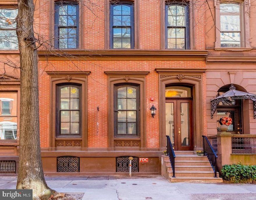 Welcome to this totally renovated 1850 Brownstone converted into 8 condominiums units. The exterior has carefully been restored with each little detail re-constructed. The beautiful hardwood floors, staircase and woodwork has been brought back to its original splendor . The developer kept the original fireplaces with the ornate tile work and firewalls intact. Blending the old with modern amenities is an art and using only the finest materials to keep the charm of this historic building will be seen through the subjective eyes of the buyer.
