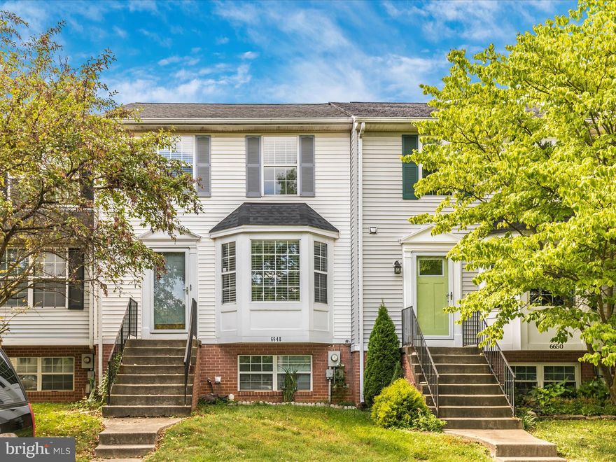 Welcome home to this charming 3 bedroom, 3.5  bath  home! As you enter  you are greeted with a large and open living and dining room. Continue through to the eat-in kitchen. Upstairs you will find a large primary bedroom, two other spacious bedrooms and 2 full baths. A full finished basement. HOA fee includes-community pool, walking paths, basketball & tennis courts, play area, trash, recycle, & snow removal, plus front yard grass cutting care. Located mins to shopping centers, parks, restaurants, movie theaters & major highways. No Frederick city taxes! 2 assigned parking spaces,  lots of visitor parking spaces too. Schedule your private tour today!