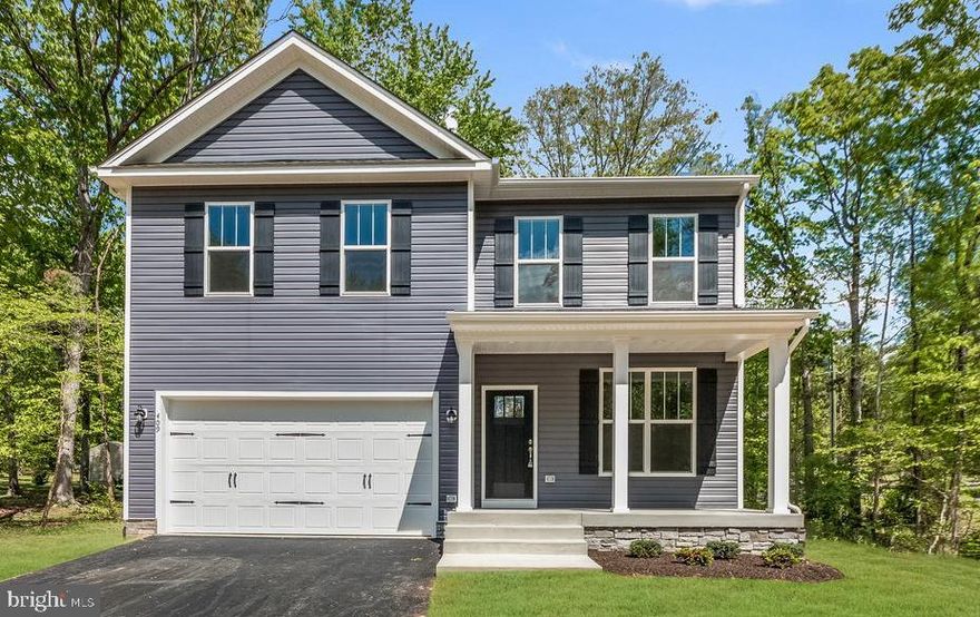 ***Winter conditions: snow and ice present; surfaces not shoveled, salted, or sanded. Showings at buyer and agent's own risk. ***      UNDER CONSTRUCTION- FINISHED BASEMENT!   Available late March, 2026.  This beautiful Reese model by Foundation Homes is a craftsman-inspired 4-bedroom, 2.5-bath home located in desirable Stafford County. Inside, you’ll find a private home office with French doors, perfect for working or learning from home, and an oversized primary suite featuring a soaking tub, a walk-in shower, and a private water closet. All bedrooms and the laundry room are conveniently located upstairs (4th bedroom NTC - septic). The main level features 9-foot ceilings and luxury vinyl plank flooring throughout, with oak tread hardwood stairs adding a touch of warmth. Thoughtful upgrades include dovetail soft-close cabinetry, quartz or granite countertops, and the open-concept floor plan that today’s buyers love. The FINISHED walk-up basement offers a spacious Recreation room, a finished full bathroom, and a storage room, because everyone needs a place to store keepsakes and holiday boxes. The paved driveway and concrete walkways add everyday convenience. Additional features include 30-year architectural shingles, upgraded appliances, and a builder’s warranty for peace of mind. Why buy used when you can move into a brand-new, quality-built home designed for today’s lifestyle? This home is a commuter’s dream—just minutes from I-95, Route 1, shopping, and restaurants in Stafford. *Photos are of a similar model. Contact Foundation Homes today to make this home yours.