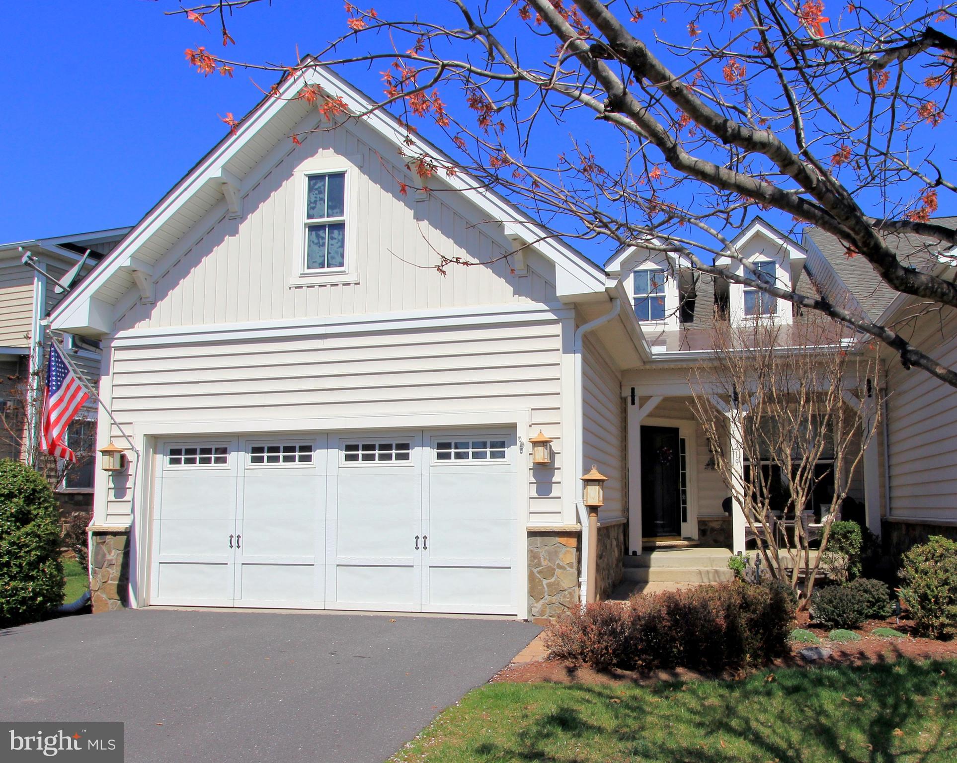 Located on the Lodge side of Trilogy at Lake Frederick, this stylish Villa is a MUST SEE to appreciate the spacious open floorplan and designer finishes. Come and enjoy 55+ Active Adult Resort Style Living at its finest in this meticulously maintained and generously upgraded home. On approach, you will find the charming Covered Front Porch is recessed for privacy yet welcomes socializing with neighbors. Step inside into an inviting Foyer, past the 2nd Bedroom and into the Gourmet Kitchen appointed with high-end Stainless-Steel Kitchen Appliances including a GE Profile Wall Oven and a Bosch Speed/ Microwave/Convection Oven, a Gas Down Draft Cook Top, a gorgeous Granite Island, a Crushed Granite Farm Sink, a five filter Kitchen Water Purification System and two Pantries. Engineered Wide Plank European Oak Floors on the Main, Crown Molding, Chandelier Medallion, Chair Rails, Custom Paint and Dimmer Switches provide an air of elegance. The Dining Room is graced with natural light, while the Living Room has a cozy Gas Fireplace and walks out to the Large Trex Deck (with concealed storage underneath), and the Screened Porch which is wired for Bluetooth and a Remote-Control Shade. The Primary Suite has an Ensuite Bathroom with separate Double Sinks, a Walk-in Closet and a 2nd Closet. The Lower-Level offers plenty of space for a Game Room, a Media Room, a Workout Room/Den, a huge Bonus Room/Studio with a Walk-in Closet, a Storage Room/Shop and a Full Bath. The Lower-Level walks up 3 steps to a Paver Patio and Mature Trees with Landscaping. A Whole Home Humidifier, Whole Home Air Cleaner, 2024 HVAC System, New Sump Pump, double attic insulation and Ceiling Fans throughout add efficiency and comfort. All Furnishings, decor, workout equipment, outdoor grill, patio and porch furniture, pool table, shelving, lower-level refrigerator and freezer, satellite dish, tools, as well as 2 kayaks to convey.
Trilogy has been thoughtfully developed along the wooded shores of Lake Frederick where one can fish, kayak and hike. Care has been taken to preserve nature in beautifully maintained Common Areas, a Dog Park, a Picnic Area and Trails. The Shenandoah Lodge is the epicenter for community gatherings, clubs and activities. as well as Region's 117 Restaurant for farm to table dining overlooking beautiful Lake Frederick. The Athletic Center is appointed with State-of-the-Art Exercise Equipment, an Indoor Pool, an Outdoor Pool, Tennis Courts, and Pickleball Courts.
Trilogy is located in close proximity to Rt. 66, Rt. 81, Rt. 50, Rt. 340, hospitals, medical care, churches, shopping, VA Arboretum, Shenandoah National and State Parks., and 60 min. from Dulles Airport.