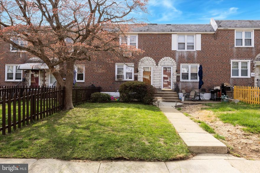 Welcome to 818 Gainsboro Road in the heart of Drexel Park Gardens! This solid brick townhome offers 3 bedrooms and 1 full bathroom, lovingly maintained for over 25 years and ready for your personal touch. Step inside to find a spacious living room that flows straight through to the dining room with sliding doors that lead to the deck. The eat-in kitchen finishes off the first floor. Upstairs, you’ll find the primary bedroom, two additional bedrooms and a full hall bath. The basement offers additional space for storage or future finishing and access to the driveway and one car attached garage. Whether you're a first-time buyer, investor, or someone looking to make a home truly your own, this is an excellent opportunity in a convenient location close to shopping, schools, and public transportation. Don't miss the opportunity to make this house your new home!