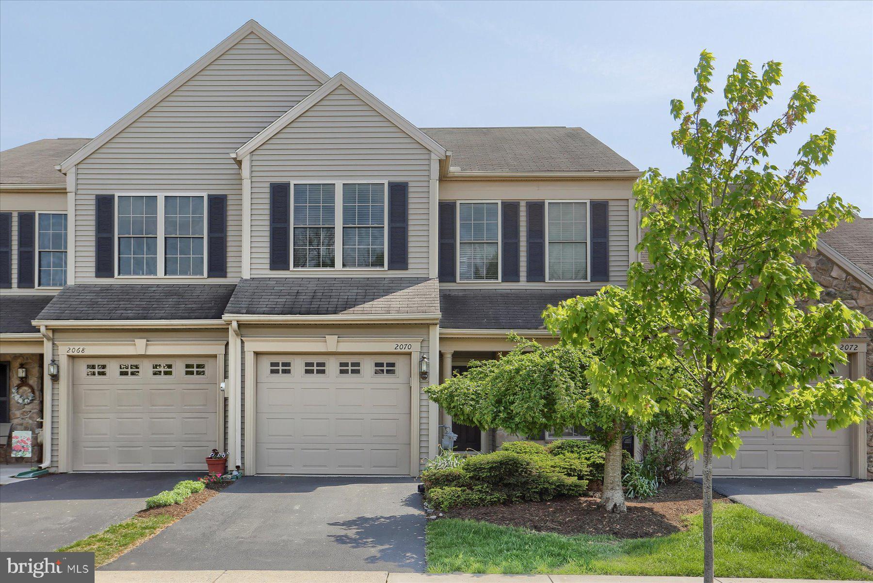 **OFFER HAS BEEN RECEIVED! SELLER IS SETTING A DEADLINE FOR ALL OFFERS TO BE SUBMITTED BY TUESDAY 5/6 AT 12 NOON**
Welcome to this beautiful 2-bedroom, 2.5-bathroom Hummelstown townhome nestled in the highly desirable Deer Run community. This Brookstone floor plan provides 2 master suites. Each suite is generously sized, providing ample closet space and a tranquil retreat for relaxation. The home also includes a designated Dining room, right off the kitchen. The living area opens up to a private patio, which backs to serene woodlands, creating a peaceful outdoor setting ideal for barbecues and enjoying nature.
An oversized attached garage, 9 ft ceilings. The development offers walking paths, community play grounds, tennis & basketball courts. efficient gas forced air heat & hot water, private setting, approximately 4 miles to the Hershey Medical Center.
Don"t miss this opportunity to call this gorgeous home yours! Schedule your showing today!