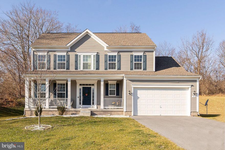 This pristine Colonial has all the touches & specializations of the perfect place to call home.  First you are greeted by the large front porch entry, then an open foyer that welcomes further. The custome made front hall closet w/ bench and the pass through mudroom are perfect for dropping off the day's items into the storage bins & cabinets. The island kitchen is upgraded w/ tall cabinets, quartz CT, SS appliances, & a farm house ceramic sink. Kitchen is open to family room & sliding door to open backyard with playset. Dining room w/ industrial lighting flows into the office/flex room. A half bath & amazing garage entry space finish off the main floor. Upstairs bedrooms are good size with a few custom wall designs. Primary bedroom and ensuite are large! All this plus an unfinished basement make up so much space for you to enjoy. Come and make it yours!
MULTIPLE OFFERS RECEIVED.  OFFER DEADLINE IS THURSDAY 3/14  AT 12 NOON