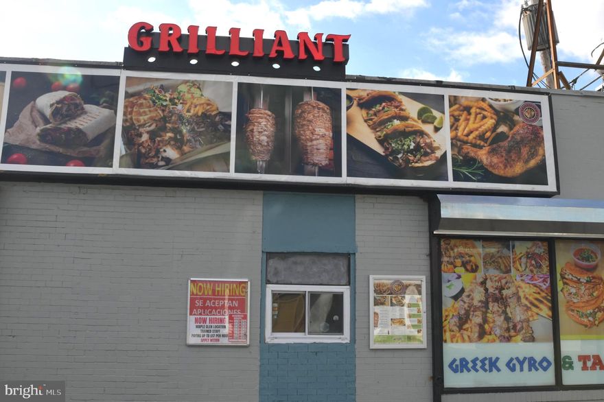 This is a great opportunity  for a turnkey  restaurant in a high traffic business area with over $500K in gross annual sales! It is a fully equipped established restaurant with a terrific take out and delivery business ready for the next entrepreneur.  It includes essential equipment like grills, dual gyro maker, refrigerators, freezers as well as other kitchen and dinning items and is offers both dine in and take out service. This is a business only sale, the building is NOT included in the sale but is leased at $2400 monthly rent.