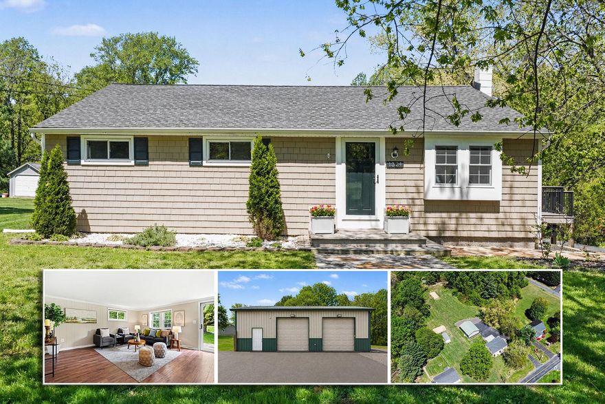 Tranquil Single-Story Living with a Dream Workshop in Forest Hill. Discover this beautifully updated 3-bedroom, 2-bathroom rancher, perfectly situated on a large, level lot backing to the woods. Fully renovated from top to bottom in 2020, including a new roof, kitchen, and upgraded bathrooms. this home seamlessly blends turnkey convenience with serene natural surroundings. Inside, you are greeted by fresh paint and new carpeting throughout the main level. The spacious, eat-in kitchen serves as the heart of the home, while the lower level features a spacious rec room and versatile bonus room ideal for a private home office, or flex space. Comfort is guaranteed year-round with a top-of-the-line radiant heat boiler system and a whole-house water filtration system. Car enthusiasts, craftsmen, and hobbyists will fall in love with the expansive paved driveway that leads to a massive climate controlled 26’ x 40’ garage. This exceptional space easily accommodates multiple vehicles, features its own half-bathroom, and offers endless possibilities as a professional-grade workshop or studio. Don't miss the opportunity to own this unique property that perfectly balances cozy residential living with unmatched workspace potential.