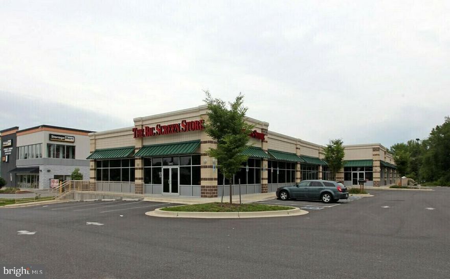 Incredible business opportunity in Waldorf, MD! This expansive property spans an
impressive 10,500 square feet, offering plenty of space to bring your business
dreams to life. One of the major advantages of this property is its exibility. With
the option to subdivide the space into a 1,750 square feet area and a larger 8,750
square feet area, you have the freedom to tailor the space to your specic needs.
Plus, the location couldn't be more ideal, as it joins the renowned Big Screen retail center. By joining this retail center, you'll benet from the established reputation and loyal customer base that the Big Screen has cultivated over the years. What's more, this property is contiguous to a 1,500 square feet space that is currently being used as a martial arts and dance studio. This presents a fantastic opportunity for synergy and collaboration between businesses, allowing you to tap into a diverse customer base and cross-promote your offerings.