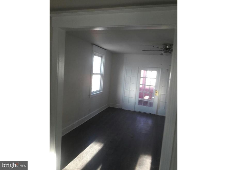 Large end of row home available immediately. Property features an enclosed front porch, large living room and formal dining room with hardwood floors, updated kitchen, full unfinished basement, good sized master bedroom with ceiling fan and closet and, two additional bedrooms (all with hardwood flooring), full hall bathroom, freshly painted throughout.