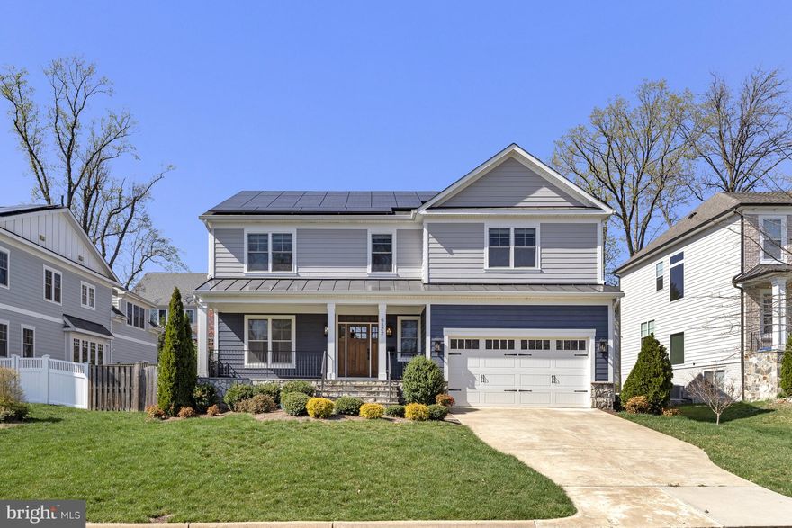 Pristine Craftsman-style home in the McLean High School Pyramid, perfectly located between Falls Church City, Arlington, and McLean. Enjoy easy access to Metro, WO&D Bike Trail, dining, and shopping.
This 6BR/5BA home offers ideal multi-generational living with a main-level bedroom & bath, four spacious upper-level bedrooms—including a luxurious primary suite—and a private lower-level guest suite. Highlights include a gourmet kitchen open to the family room, 9-ft ceilings, gleaming hardwood floors, a two-car garage, a deck for grilling, and a large grassy backyard. Lawn & Yard maintenance included in Rent. Solar panels are a bonus for low energy bills! No pets, no smoking. $55 application fee. 24-month lease required.