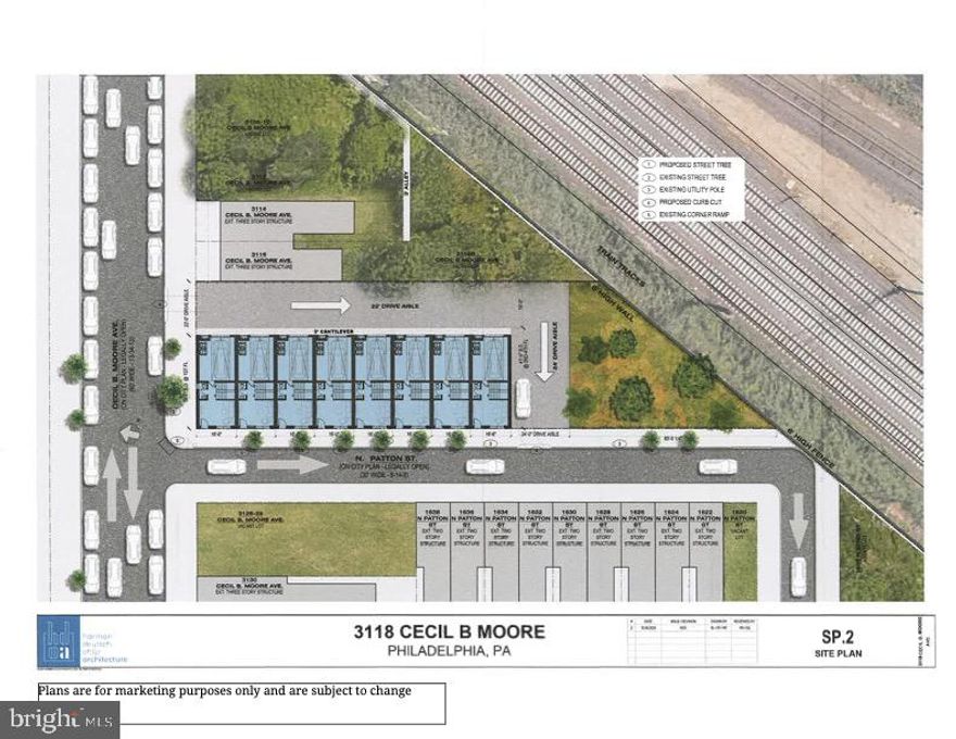 This prime corner parcel comes with approved plans for 9 new construction homes, offering a rare chance to develop a thoughtfully designed community in one of the city’s most sought-after neighborhoods. Just one block from Fairmount Park, the elevated site provides sweeping skyline and park views, making it a truly irreplaceable location. Each planned residence spans over 2,800 SF with a 17-foot-wide layout, featuring 3 bedrooms, 2.5 bathrooms, open-concept living spaces, finished basements, private garages, and rooftop terraces—an ideal fit for today’s discerning homebuyers. This project offers a chance to meet the market with premium homes. The combination of modern design, generous floor plans, and garage parking, makes this community poised for a successful sellout, potentially even during construction.