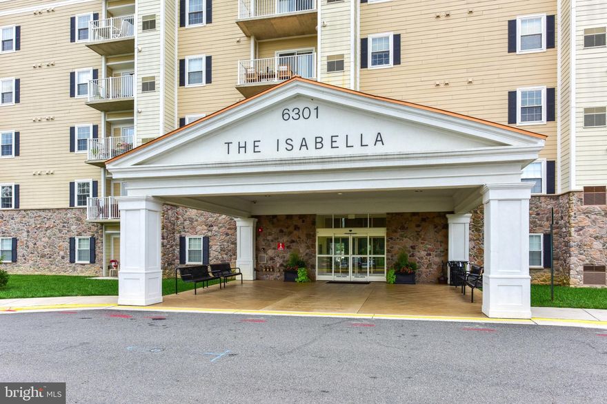 Welcome to this beautiful two bedroom/two bath Isabella at Monticello Mews condo! Recently constructed in 2012, this development has all the bells and whistles one would desire in a luxury, high-end property. Security features include a gated entrance and a required security code to enter the building. The building lobby has been elegantly and thoughtfully designed. There is a concierge desk, gracious seating area with fireplace and an alcove for resident mailboxes. The main floor also has a fantastic club room which is beautifully designed with comfortable furnishings, large screen television and a fully equipped kitchen to host large parties. The building's fantastic 25 meter pool and gas grills can also be accessed from this room. An exercise room completes the building's amenities on the main floor. This very special unit is located on the top floor and enjoys treed views from the rear of the building. Enter the unit through the impressive wood door with the use of either a key or combination for the lock. Once inside, you are struck by a feeling of spaciousness from a combination of the ceiling height and open floor plan. Light fills this unit from its large windows and sliding doors to the balcony. Additionally, taking advantage of its top floor location, energy saving light tubes illuminate the space. At just under 1,200 square feet, this condo lives like a home. Wood floors throughout add to the elegant and unified feel. The kitchen has gorgeous wood cabinets, granite counter tops and stainless appliances. A generous island allows cooks to easily mix with their guests. The kitchen opens to the living room/dining room and beyond to the charming balcony. The master suite occupies one entire side of the unit with its elegant tray ceiling, huge walk in closet and stunning master bath! Again, this unit was thoughtfully designed to ensure privacy for those occupying the master suite. On the other side of the living room is a second generously-sized bathroom which also has a stacked washer and dryer unit. The second bedroom with another enormous walk in closet completes this side of the unit. This home is being sold by the original owner who has lovingly maintained it. There is a garage parking space assigned to this unit as well as a fantastic storage space. Additional building amenities include a morning and evening shuttle service to the Van Dorn Metro station which is just one mile away, an enclosed dog run area, a sports court and in addition to the building's pool, residents enjoy membership at a local swim and tennis club. The building's location is a commuter's dream with 395 and 495 each within 1-2 miles of the building and Old Town just a short ten minutes away! This home is truly luxury living at its finest!
