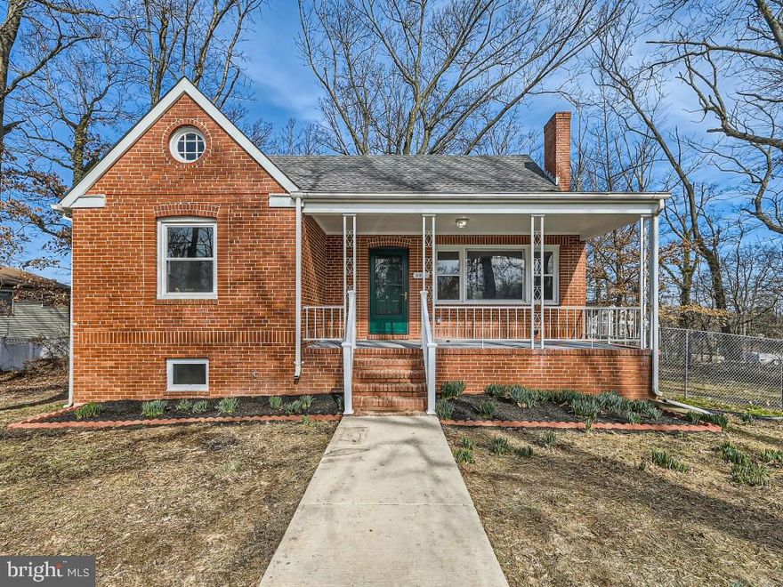 RARE FIND. Renovated large cape cod on unbelievably PRIVATE lot in desirable Catonsville. Fully renovated kitchen with quartz counter, stainless steel appliances and separate island.  Glass sliding door from dining room to big deck. Two large size bedrooms on main level with fully renovated bathroom. Huge bedroom on upper level with it's own full bath. Fully finished basement with spacious family room, fourth bedroom and third full bathroom. New well equipment. New heat pump. New HWH. New driveway.