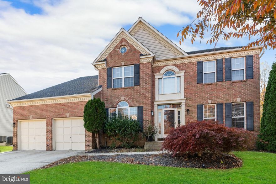 Remarkable Colonial in the sought after Saddlebrook West community. This open floor plan possesses over 3300 sq ft of breathtaking living space and has been recently upgraded with modern touches. The main level features a grand two-story foyer, formal living and dining rooms, private study/office, a floor to ceiling stone fireplace with floating shelves on each side, a screened in rear deck, fenced backyard with pine trees around, and a stunning upgraded eat-in kitchen with stainless appliances, all white kitchen cabinets, quartz counters, custom backsplash, a center island with gas cooktop, an undermount kitchen sink, double ovens and a huge pantry. The upstairs laundry is conveniently located on the same floor as all 4 bedrooms. The main bedroom has a desirable custom walk-in closet in addition to the magnificent main bath featuring a glass block walk-through shower, his/her vanity sinks and a soothing jetted tub. three additional bedrooms and a hall bath with double sinks complete the upper level. New flooring on main and upper levels, with plush carpet in the bedrooms, and slate title on lower level with two piece powder room.