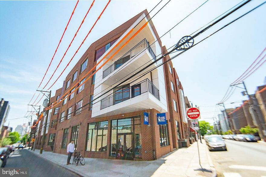 Fantastic Mixed-Use property in the heart of  Northern Liberties at the corner of 3rd and Poplar. This Quadplex offers: THREE, renovated 2-bedroom, 2 bath residential units and a newly extended commercial lease tenant.  The three residential units are accessed from 3rd Street via a stairwell.  Each floor houses a light filled 2 bedroom, 2 bath residence with an open floor plan. The kitchens are equipped with quartz countertops, Bosch stainless steel appliances, gas cooking, and island seating.  The bedrooms are sizable with modern baths. The 3rd floor unit has 2 balconies - one off the living room and one off the rear bedroom.  All have in-unit laundry. The location is supreme with a delicious bakery across the street, a dog park and community park within half a block.  Close proximity to neighborhood restaurants such as: Pera, Heritage, Standard Tap, La Maude, Honey Sit n Eat, One Shot Coffee, and so many more. NOTE that this is zoned CMX3, which allows for AIRBNB/VRBO investors (with proper visitor permits, limited lodging permit and short-term rental licenses)