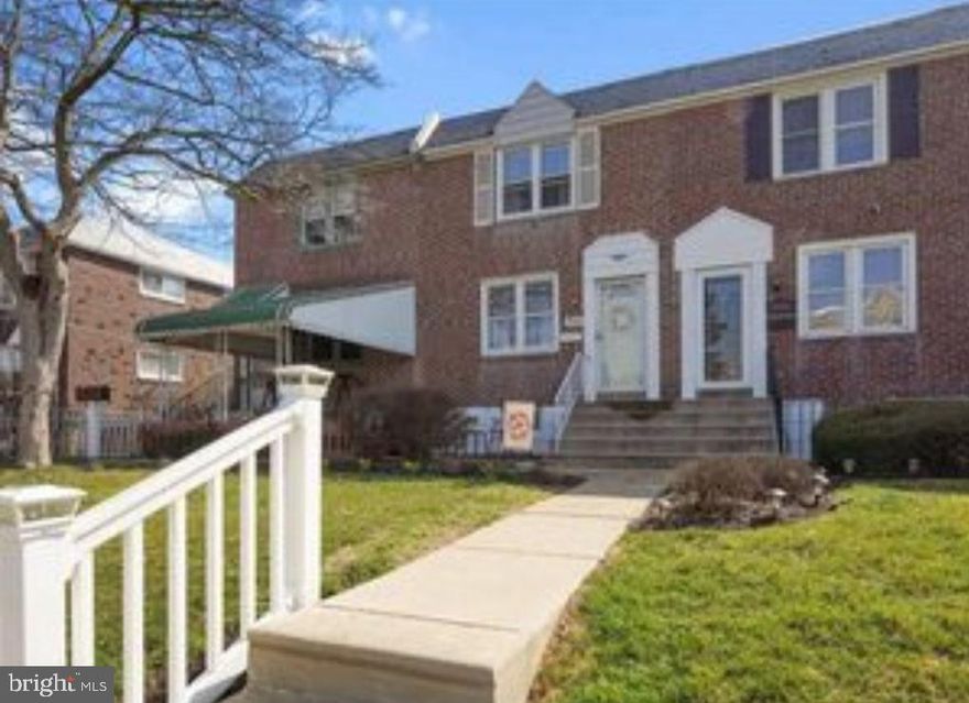Come check out this beautiful home in the heart of Drexel Hill! The house was recently painted and updated. The home boast 3 bedrooms and 1 bathroom. The basement is finished and open for your ideas or use it for entertainment space. There is a backyard for those like to garden.