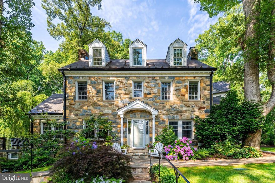 This was a non-arm's length transaction. Welcome to 3666 Military Road, a beautifully updated and meticulously maintained stone Colonial in the heart of North Arlington. Set on a stunning, professionally landscaped lot, this home features a brand-new walkway and two charming stone patios–offering the perfect blend of neighborhood charm, everyday comfort, and prime location.

Inside, hardwood floors flow throughout the main level, where a spacious living room with a centerpiece fireplace and a formal dining room provide ideal spaces for both entertaining and daily living. The newly renovated kitchen is the heart of the home, boasting stainless steel appliances, a farmhouse sink, ample cabinetry, and modern finishes. Just off the kitchen, enjoy the sunroom/office featuring built-in's and ample natural sunlight making this the perfect work from home space. 

Upstairs, you'll find three light-filled bedrooms and two fully renovated bathrooms. The spacious primary suite features an en-suite bath and walk-in closet. The newly finished attic offers additional flexible space–perfect for a home office, playroom, or studio. The lower level has also been thoughtfully improved, featuring a cozy fireplace and a versatile rec room ideal for movie nights, guests, or a home gym.

Step outside to enjoy two peaceful stone patios surrounded by lush landscaping–ideal for dining al fresco, entertaining, or relaxing. A spacious garage and additional off-street parking complete this exceptional offering. Systems upgrades included all new windows and doors, roof, HVAC system, and driveway installed in 2020.

Located just minutes from the Gulf Branch Nature Center and park, Donaldson Run Trail, and scenic paths leading to the Potomac River. Commuting is a breeze with quick access to Chain Bridge, GW Parkway, and the ART bus to Ballston Metro. Zoned for Jamestown Elementary, Williamsburg Middle, and Yorktown High School.

Don't miss this rare opportunity to own a move-in-ready home in one of Arlington’s most desirable neighborhoods. Enjoy–and welcome home.