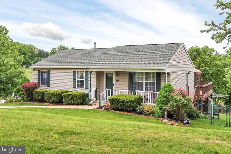 Gorgeous 3BR 2.5BA on .70 lot loaded with updates and meticulous details; Kitchen w/tile, granite, stainless appliances and island w/breakfast bar; Laminate flr in Living Rm; Master BR w/double closets new windows and bath w/tile and marble sink; Huge lower level for entertaining; Large deck w/canopy; Cool off in the pool and have a picnic under the shade tree; Super convenient to I83! New roof gutters/downspouts and HVAC system. Just Move In!