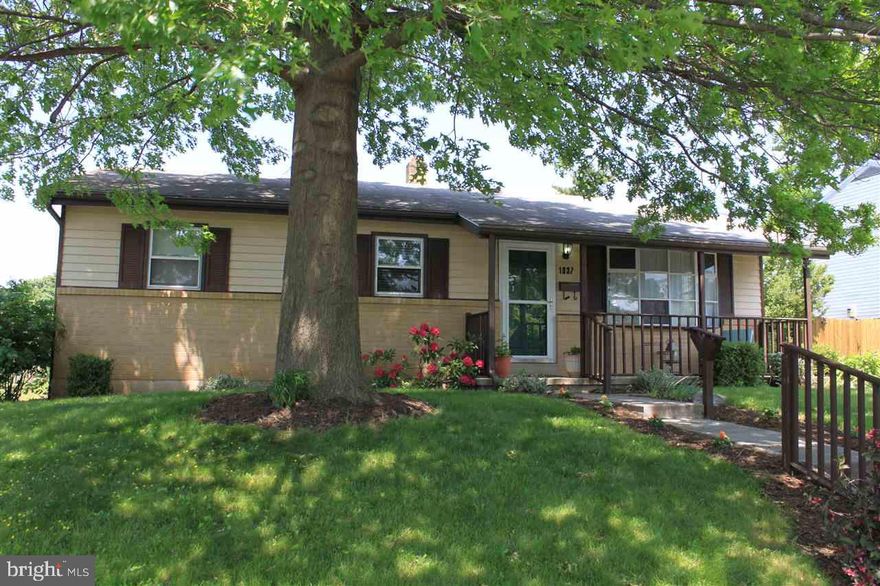 Lovely family home in Hershey. 3 Beds main floor. Bonus room in Basement could be great private office or craft room. Laundry room LL. Space for storage and workshop. Great deck overlooking yard and garden. Storage shed next to gravel parking area, rear access. Quiet street. Mature trees and blooming gardens. Beautiful kitchen with view of yard/garden. Perfect for downsizers or starter home. Covered front porch shaded by massive tree. A wonderful home all-round - come see for yourself!