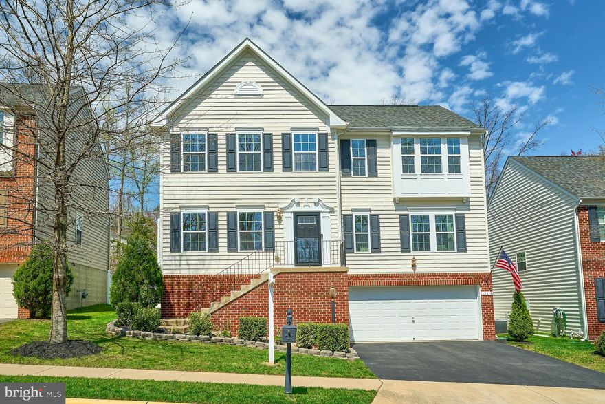 Absolutely Immaculate Brick Front Home in sought after Reids Prospect.  ASSUMABLE 2.25% VA LOAN! This 5 bedroom home is Located at the end of the  street in a cul-de-sac across the street from the Park.  This home shows the meticulous care these Sellers have taken over the years.  Main Level  includes gleaming Hardwood Floors and is painted in neutral colors.  Upon entry, you will love the large Office and Dining Room areas, which could be turned into a Living Room if desired.  Gourmet Kitchen is every Chef's dream.  Stainless Steel Appliances, Granite Countertops and tons of cabinets.  Plus a long center island!  Family Room with Gas Fireplace and wall of windows.  Large Sunroom off the Kitchen includes a Ceiling Fan. Then you can walk out to the large Trex Deck overlooking the rear yard.   You will enjoy months of entertaining in your private fenced yard on the deck with stairs.  Fully Finished Lower Level with permitted and just built 5th Bedroom.  The 3rd beautiful Bathroom features a new Vanity and shower/tub.   LVP Flooring in the Rec Room makes it easy for clean up.  Garage entry plus custom build storage closets.   The Upper Level features the gorgeous Primary Bedroom with two walk in closets, 3 secondary bedrooms, each with large closets and plush carpeting and all with Ceiling Fans.  Oversized new Trex Composite Deck with stairs to rear yard with thick plush grass!   Fenced yard plus a covered paver Patio creates a private get away oasis!  What a fabulous outdoor experience!  Lot is .12 ac, so not much to mow! Great yard to entertain all year!. OFFER DEADLINE MONDAY 4/15 at 6 PM. PLEASE SUBMIT HIGHEST AND BEST.