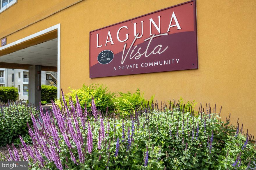 Step into Laguna Vista waterfront luxury and experience coastal living at its finest. This beautifully maintained 3-bedroom, 3.5-bath home offers sweeping marina views and an airy layout with high ceilings, elegant crown molding, and a cozy gas fireplace. The fully stocked kitchen is designed for effortless entertaining, complete with stylish tableware and glassware.   A brand-new 80-gallon hot water heater ensures comfort and peace of mind. Amenities include a secure lobby, covered parking and heated indoor pool,— all just steps from the beach, boardwalk, dining, and boutique shopping. Lovingly cared for and never rented, this home is move-in ready and waiting for its next owner.