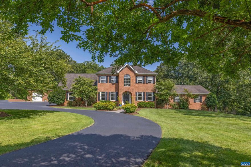 This rare Charlottesville retreat combines timeless original craftsmanship with a stunning 3,000 sq. ft. addition completed in 2001, offering incredible space and flexibility. Set on 2 private acres just minutes from the airport, Rivanna Station, the Innovation Corridor, and Hollymead Town Center, the location is unbeatable. Inside, you?ll find oversized bedrooms, a soaring great room with cathedral ceilings, a cozy fireplace, and a bright, modern kitchen perfect for entertaining. The versatile floorplan offers endless possibilities for a home office, study, library, media room, workout space, or private guest suite. Convenient first-floor bedroom options ensure accessibility for visitors or multigenerational living. The finished basement expands the living space further with room for hobbies, storage, or recreation. Step outside to your own private oasis?saltwater pool with hot tub, a pool house with bar, fire pit, and all pool furniture included for instant gatherings. Car enthusiasts or hobbyists will love the detached 3-bay garage/workshop with two car lifts, plus the attached 2-car garage. With amazing bones, endless storage, and room to relax or host, this home blends comfort, function, & an entertainer?s dream lifestyle.,Fireplace in Great Room