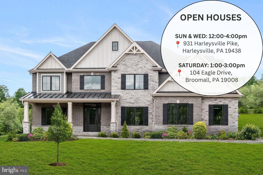 Oakwood by Eddy Homes – A Once-in-a-Lifetime Opportunity

Experience the unmatched elegance with this exclusive opportunity to own a luxurious single-family home on a sprawling 3.5-acre wooded homesite. Tucked away in the heart of prestigious Chadds Ford, this private retreat offers the perfect blend of natural beauty and refined living. Nestled within the acclaimed Unionville-Chadds Ford School District—and just minutes from everyday conveniences.

This stunning Eddy Homes' Rosebank Floorplan boasts a welcoming front porch. Enter to a grand 2-story foyer with luxury finishes including 10’ first floor ceilings, hardwood floors & more. The open concept is centered around a gourmet kitchen & morning room which spills into the spacious great room allowing for seamless entertainment plus a dining room for formal gatherings. Make working from home a pleasure in the study equipped w/ handcrafted custom built-ins. A luxurious owner’s retreat features a sitting room, flex space, balcony and an inviting spa-like bath. The additional bedrooms are each accompanied by en-suite baths & walk-in closets. A convenient 2nd-floor laundry room simplifies life. The finished lower level reveals an immense rec room & full bath plus additional space for storage. Spend leisure time overlooking a sprawling backyard.

Located just minutes from West Chester and Concordville, enjoy boutique shopping, top-rated dining, and year-round community events. With easy access to Route 202 and I-95, you’re a quick drive to Wilmington, DE, and only 30 miles from Center City Philadelphia. Nearby attractions include Longwood Gardens, local wineries, and premier golf courses. Don’t miss this extraordinary opportunity.

Schedule your private site tour today and claim your dream before it’s gone! This is your last chance to own a custom Eddy Home in Oakwood—where exclusively meets natural beauty.