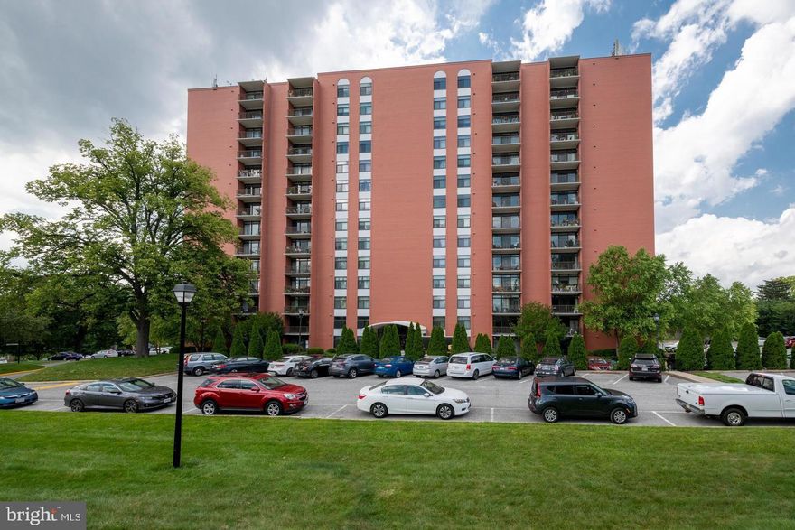 Lot's of space, over 2000 sq ft. Keeps you relaxed  in  the heart of Towson. This unit overlooks beautiful sunsets.  A100%  gated community with new gates going up immediately. The 14 floor Hi-Rise is a locked building for more security. A  2 bedroom/ 2 full baths open floor plan with 2 quiet balconies providing a panoramic view. Two separately deeded but built as one unit, cannot be divided.
The Primary bedroom  leads to one balcony, as well as a dressing area, 3 large closets and a walk-in shower.
The second bedroom has it's own private bathroom, and a walk-in closet. Both bedrooms on the 506 unit, including the stack washer & dryer. The 606 unit enters into the updated kitchen, with granite and a family room with an alcove. Living room & dining area also on the upper floor. A spiral staircase with new carpeting takes you from up & down in your private double units. 
The oversized windows in every room provides magnificent light throughout the unit.

Monthly condo fee includes electricity, heat, water, trash, and numerous amenities including large pool,  a childrens pool too.
New pickleball & tennis courts, basketball ct,, tot lot & a beautiful library and extra (meeting , party) room inside the Hi-Rise. Also includes the gatehouse for security with 24 hours of coverage. Plenty of parking, front, back & sides.
This is a must see!
Remember no dogs allowed or investors (no rentals)