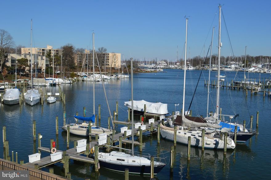 Top floor waterfront condo with broad views of the Back Creek and community pool.  HOA is paid for by the owner, which includes ALL utilities except for electric.  Severn House is walking distance to downtown Annapolis and athletic club. Enjoy the gorgeous waterfront pool and promenade around the water.