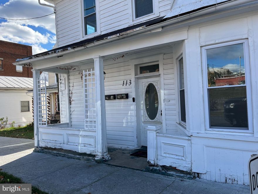 Duplex in Martinsburg. Convenient walking distance to stores, restaurants, banks, schools, and public transportation. Features large living room and kitchen and bathroom on first floor. Second floor 2 spacious bedrooms with closets. Animals case by case. Move in ready!