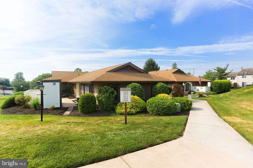 Take a look at this cozy condo close to food, shopping, and major road access on the Northwest side of York. This condo offers one floor living, a formal dining area, a spacious patio, a shed for storage, and the Primary Bedroom has it's own private full bath. There is a common sitting area at the entrance of each unit. The condo fees cover lawn care, outside maintenance, road care, and maintenance of the common areas. Schedule to see this property before it's too late!
