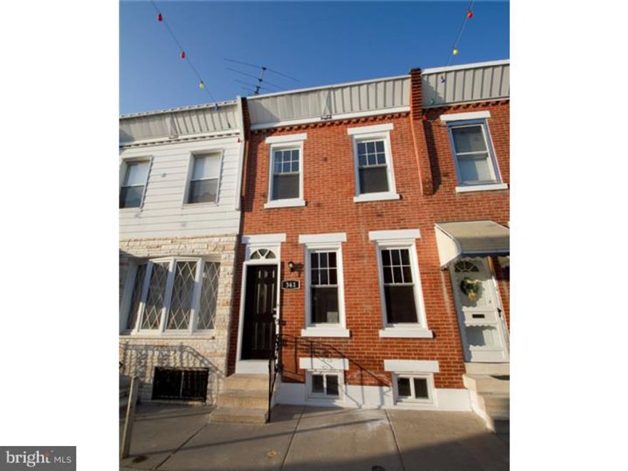 Completely new home in one of the most sought after neighborhoods in the city, Whitman! Spectacular gut-rehab from top to bottom! This spacious colonial brick front home features 2 large bedrooms, 1.5 handsome bathrooms and gorgeous hardwood flooring. Amenities include newer windows, roof, central air, finished basement, and more! Enter into a tastefully decorated, spacious living/ dining room area with powder room. Gorgeous ultra, eat in, chef's kitchen with granite counter tops, 42"cherry cabinets, stainless steel appliances and a modern glass and tumbled marble back splash and a spacious rear yard. Upstairs you'll find 2 spacious bedrooms, both complete with ceiling fans and closets galore, plus a beautiful  full bath off the hall that boasts an exquisite granite topped vanity, designer ceramic tile and a huge convenient laundry area. The basement is finished with a separate storage/utility area. ALL NEW MECHANICALS THROUGHOUT!!! This home is a stone's throw from all Snyder Avenue, Oregon Avenue, and Columbus Boulevard have to offer!! Professionally staged and easy to show - don't miss!