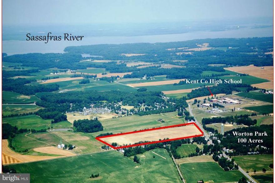 If you can build a quality product for a reasonable price, consider this your window of opportunity! 40 Acres zoned Village with Water & Sewer in Kent County's Priority Funding Area!! Conveniently situated across from Worton's 100 acre park and the new Parks & Rec with large outdoor pool with Kent County High School is just up the street. Commercial Use Also Encouraged!