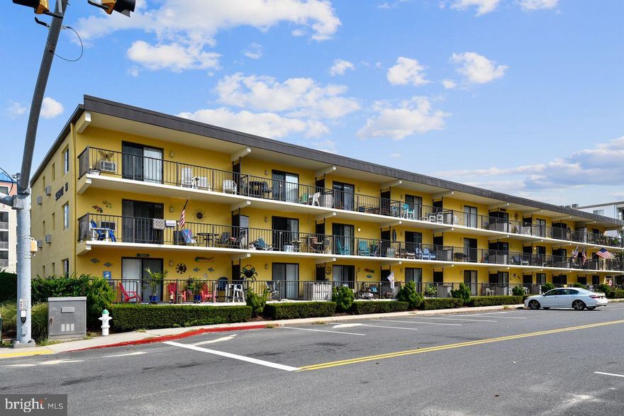 Don’t miss the opportunity! OCEANBLOCK, COMPLETELY REMODELED THIS SUMMER, FULLY FURNISHED! Featuring 1 bedroom 2 bath uptown condo, never rented, in the desirable quieter part of Ocean City next to Fenwick Island, just steps away from the Beach. LVP floors throughout, freshly painted walls and ceilings, modern light fixtures, remote control ceiling fans, new AC/Heat wall unit and so much more. Remodeled bathrooms with new floors, lights, mirrors, and modern vanities. Kitchen offers stainless steel appliances, upgraded cabinets, granite countertops and a roomy sitting area. Nice size bedroom with large closet, comes with new furniture. A real bonus is brand new Twin XL Murphy Bunk Bed, which allows to accommodate family and friends. Living room designed with doors for privacy and custom ordered light blocking blinds (Veneta Dual Drape). Spacious balcony with beautiful comfy outdoor furniture (Telescope) and artificial grass carpet. Enjoy your morning with sunrise over the ocean and sunset breeze! Entire condo building has been recently painted and is well-kept with reasonable condo fees. Unit provides one assigned parking and one shared, in addition to plenty of street parking in the back. Great location: near shops and restaurants (of North Ocean City and Fenwick Island!) 
Come and see this amazing property!