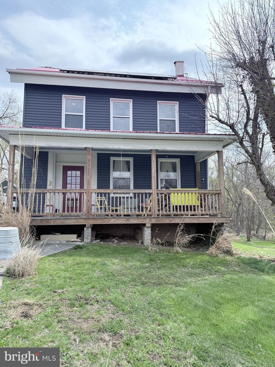 Square ft to be verified by buyer/agent.

Whimsical Farmhouse on 1 Acre with Creek, Fireplace & Solar Panel!

Step into a one-of-a-kind retreat in the heart of Millheim, where farmhouse charm meets free-spirited hippie style. This colorful and inviting 3-bedroom home sits on a serene 1-acre lot with a gentle creek flowing through the backyard. Inside, you’ll find warm wood floors, a cozy fireplace, and joyful, eclectic touches throughout. Solar panels offer sustainable living, while the natural setting creates a peaceful escape. Whether you’re looking for a full-time residence, weekend getaway, or a truly unique Airbnb opportunity, this home is bursting with character and creative energy.