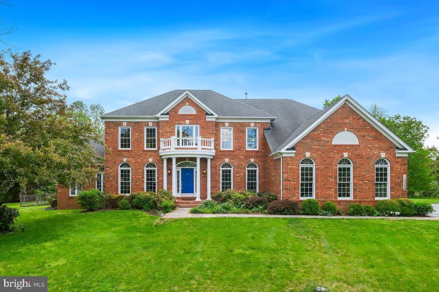 Amazing price for this stunning 7,566 square foot brick estate, ideally positioned on a private, flat 2.05-acre lot in one of Darnestown’s most exclusive and peaceful locations. Backing directly to Muddy Branch State Park, this impressive residence offers the perfect blend of refined elegance, generous living spaces, and natural beauty.

From the moment you enter the grand two-story foyer, you’ll appreciate the craftsmanship and thoughtful design throughout. With 4,693 square feet above grade, the home features an expansive floorplan with a huge gourmet kitchen, formal living and dining rooms with hardwood floors, a spacious sunroom, and a large private office with custom built-in bookshelves and wood shutters.

The heart of the home is the updated gourmet kitchen—complete with granite countertops, stainless steel appliances  (double ovens, six burner cooktop), a center island, gas cooking, and a large table space area ideal for everyday meals or entertaining. The adjacent family room is expansive and inviting, with a cozy fireplace and access to the flagstone patio overlooking parkland—creating a private, tranquil outdoor escape. On the main level you’ll also find an enormous formal dining room and sunroom drenched in natural light.

Upstairs, there are four generously sized bedrooms, including one with an en-suite bath. The luxurious primary suite is a true retreat, featuring a tray ceiling, a sitting room, walk-in closets, and a fully renovated spa-like bath with jetted tub, frameless glass shower, and elegant finishes.

The fully finished walk-up lower level is designed for entertaining and relaxation, featuring a home theater with projector and screen, a large recreation room, full wet bar, bonus room, luxury full bath, and an expansive storage area with daylight access through double doors and sunlight cascades through large windows.

Additional features include four sides brick construction, zoned heating and A/C, custom wood shutters, and a spacious 3-car side-load garage, and Generac gas generator to ensure you never lose power.

This is a rare opportunity to own a luxury estate that offers both privacy and proximity to nature—yet remains just minutes from major commuter routes, shopping, and top schools.
