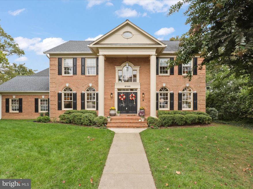 6100 35th St. N. is an impressive 1994 Brick Colonial in a prime location blending sophistication and timeless architecture with spaces in the right places for modern comfort. 
A two-story double -door front entry welcomes you into a bright, well laid out floor plan freshly painted with smart architectural detailing  throughout.
The main level: A handsome wood -burning fireplace anchors the living room, adding charm and an elegant focal point.  Impressive in scale, the formal dining room with wainscoting is perfect for entertaining.  Turning to the high-end kitchen, the  extended island invites everyone to gather, cook, and connect. Quiet and inviting, the family room is the perfect spot to unwind by the fire or step out to the rear deck.
The upper level: hosts four comfortable bedrooms and two full baths. The primary suite stands out with dual walk-in closets and a luxurious bath complete with a steam shower, heated flooring, and separate vanities — a beautifully designed space to unwind. 
The lower level: is a flexible living space featuring a bedroom, (2nd washer/dryer), a striking full bath with heated flooring, a soothing sauna. A second kitchen (no stove)  and a great room with fireplace make this level perfect for gatherings or quiet time.  Cleverly designed movable shelving reveals a huge hidden storage room, blending  function with style. 
Every level offers unexpected delights and top-of-the-line finishes.
Truly a rare opportunity to own a residence that balances sophistication, functionality, and warmth.
